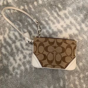 Coach wristlet used